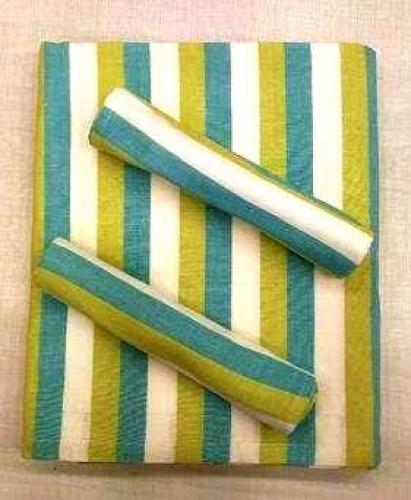 BEDSHEET STRIPE 90X108 2 PILLOW COVER